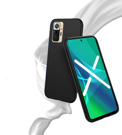 Erbord Back Cover Σιλικόνης Μαύρο (Redmi Note 10 Pro)