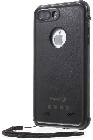 Redpepper Shockproof Waterproof 360 Full Cover Silicone Waterproof Black (iPhone 8/7 Plus)