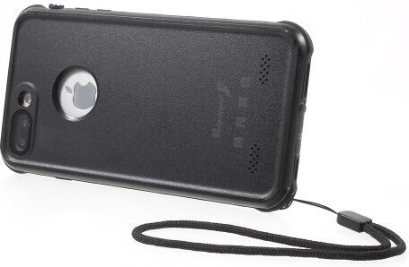 Redpepper Shockproof Waterproof 360 Full Cover Silicone Waterproof Black (iPhone 8/7 Plus)