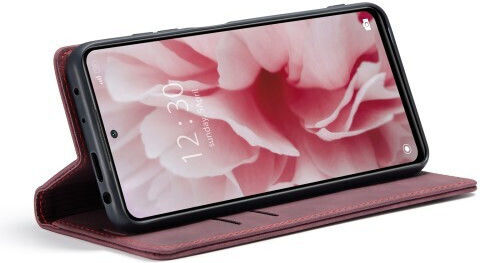 Caseme Luxury Wallet Synthetic Leather Plum (Redmi Note 11 Pro)