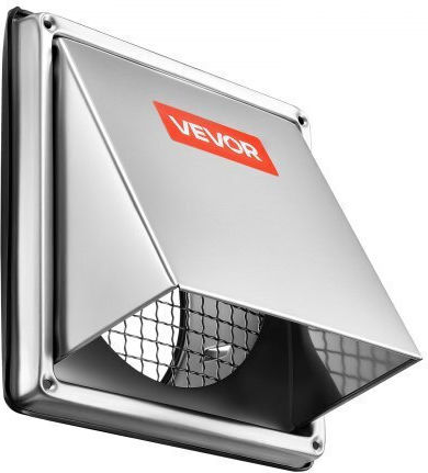 Vevor Vent Louver 18.8x18.8cm Square with Screen