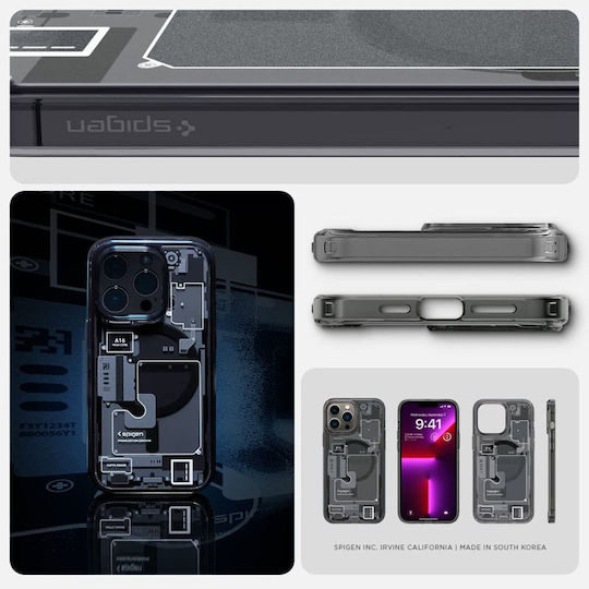 Spigen Ultra Hybrid Mag Back Cover Πλαστικό 2mm Γκρι (iPhone 13 Pro)
