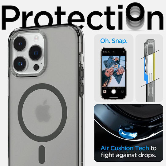 Spigen Ultra Hybrid MagFit Back Cover Plastic 2mm Frost Black (iPhone 14 Pro Max)