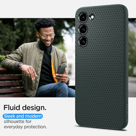 Spigen Liquid Air Back Cover Σιλικόνης Abyss Green (Galaxy S23)