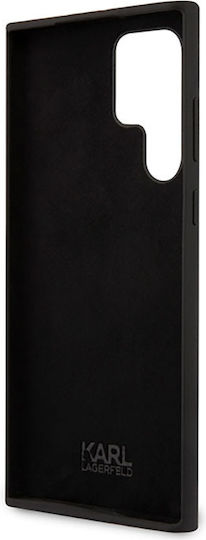 Karl Lagerfeld Choupette NFT Logo Back Cover Σιλικόνης Μαύρο (Galaxy S23 Ultra)