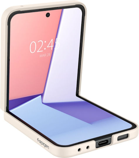 Spigen Airskin Задна корица Пластмаса Перлена слонова кост (Samsung Galaxy Z Flip 5)