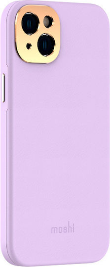 Moshi Napa Slim Back Cover Piele artificială Lavender Purple (iPhone 14 Plus)