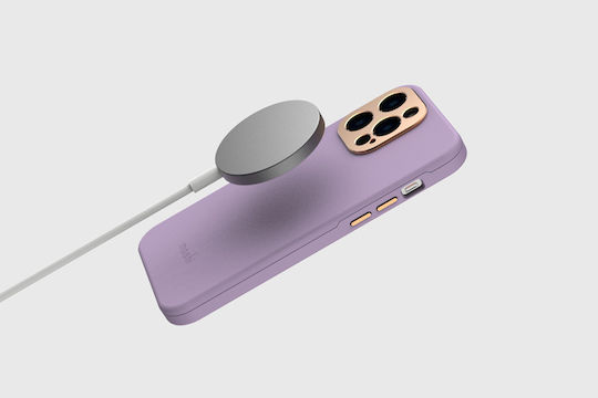 Moshi Napa Slim Umschlag Rückseite Synthetisches Leder Juniper Green (iPhone 14 Plus)