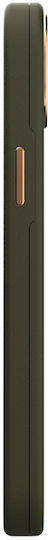 Moshi Napa Slim Umschlag Rückseite Synthetisches Leder Juniper Green (iPhone 14 Plus)
