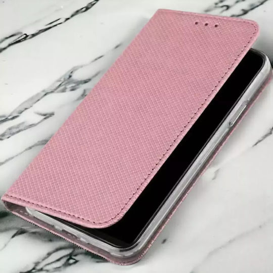 Forcell Testa Magnet Buchen Sie Synthetisches Leder Rose Gold (Galaxy A40)
