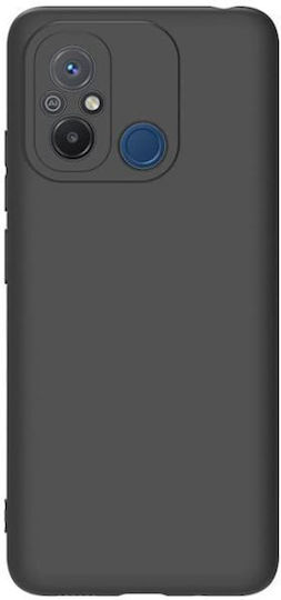 Matt Back Cover Σιλικόνης 2mm Μαύρο (Xiaomi Redmi 12C / Redmi 11A)