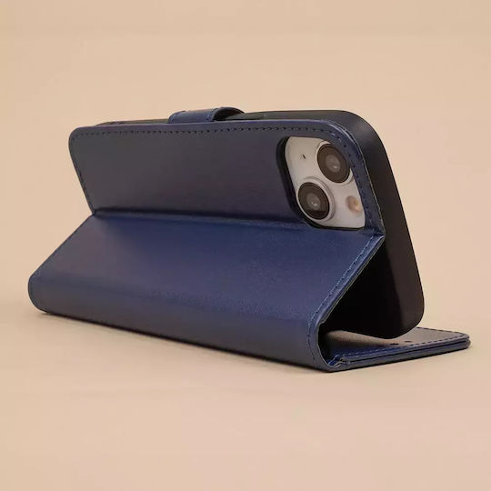 TelForceOne Back Cover Piele Albastru marin (Redmi Note 13 Pro 4G / Poco M6 Pro 4G )