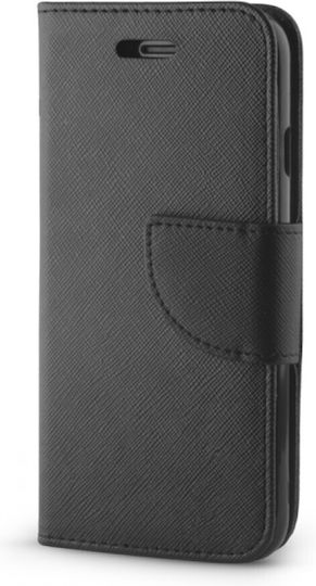 Fancy Wallet Δερματίνης Μαύρο (Huawei P20)