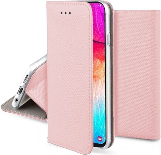 Book Δερματίνης Ροζ Χρυσό (Redmi Note 10 5G / Poco M3 Pro)