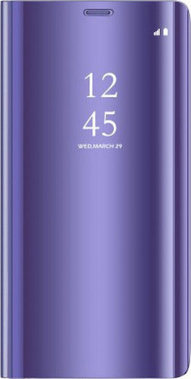 Clear View Book Plastic Purple (Huawei Y5 2018)