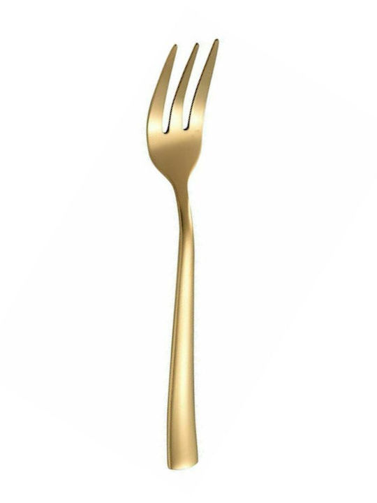 Dinox Inox Fruit/Dessert Fork Gold Porto 14.5cm