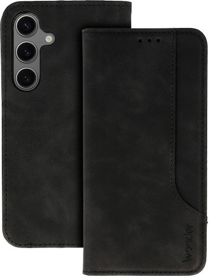 Wonder Back Cover Piele artificială Negru (Galaxy A15)