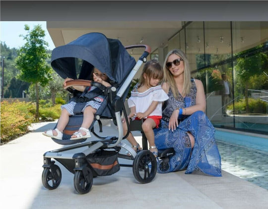 Bebe Stars Buggy Board Stroller Black