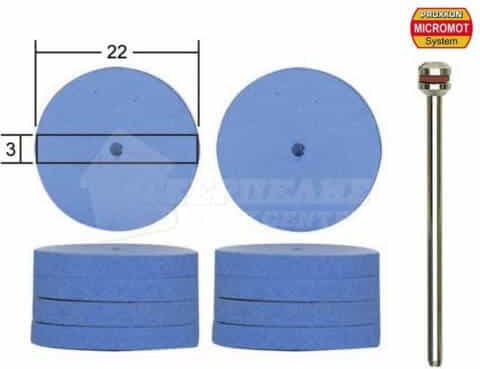 Proxxon 28294 Δίσκοι Στίλβωσης Ελαστικοί 22mm 10τμχ