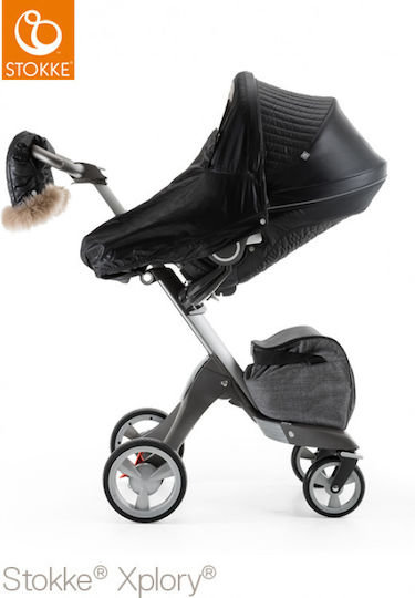 Stokke Ύφασμα Καροτσιού Μαύρο Winter Kit