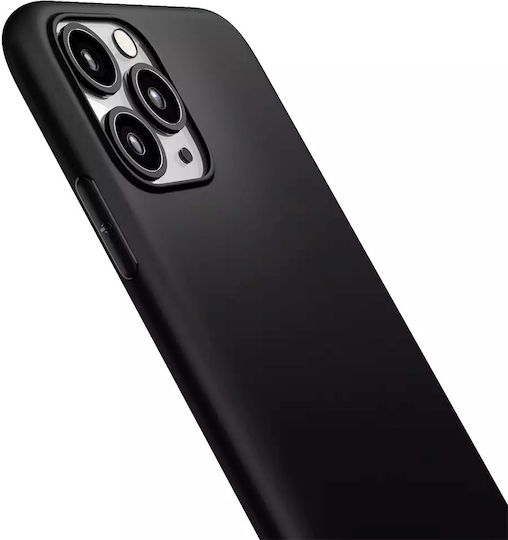 3MK Matt Back Cover Σιλικόνης 1.2mm Μαύρο (Redmi Note 12 5G)