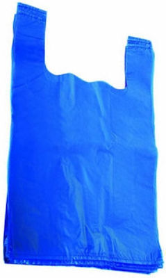 Plastiktüten für Verpackungen Hemdchen-Typ Blau 60cm 1kg