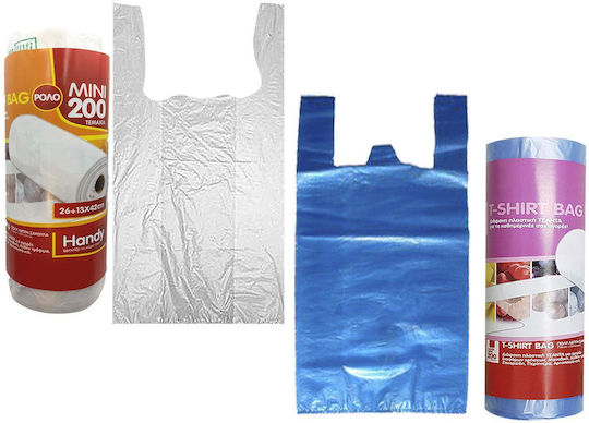 HOMie Plastic Packaging Bag Tank Top Type 42x26x13cm White Mini