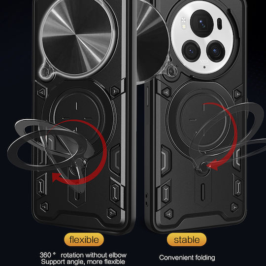Techsuit Umschlag Rückseite Rot (Honor Magic6 Pro)