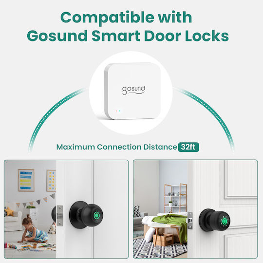 Gosund Smart Gateway Wi-Fi / Bluetooth / Zigbee Kompatibel mit Google Home, Alexa & Matter