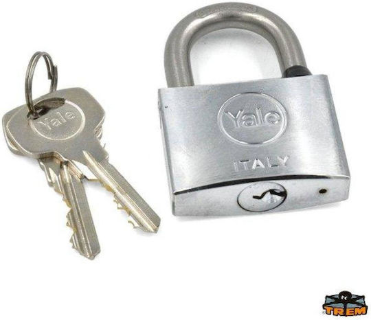 Yale Steel Padlock Brass with Key 30mm 1pcs