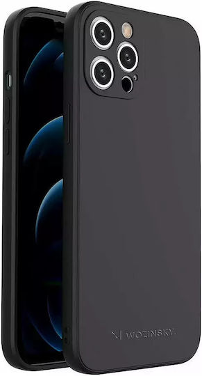 Wozinsky Color Задна корица Силикон Черен (iPhone 12 / 12 Pro)