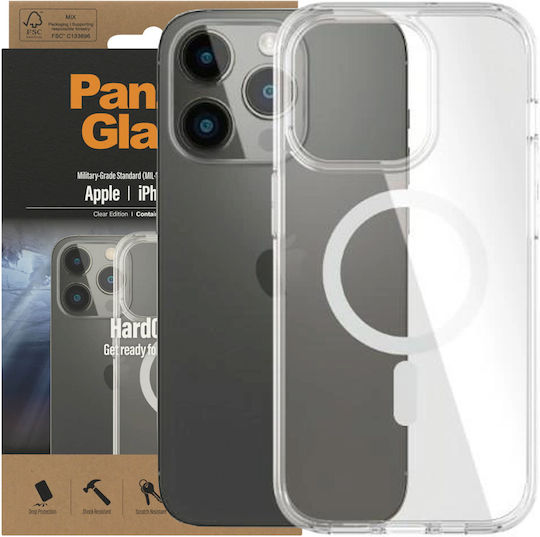 PanzerGlass MagSafe Antibacterial Back Cover Plastic Transparent (iPhone 14 Pro)