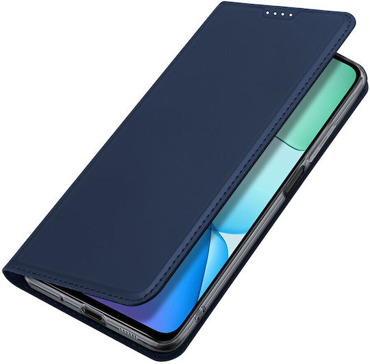Dux Ducis Задна корица Изкуствена кожа / Силикон Магнитен Черен (Redmi 13 / Poco M6 4G)