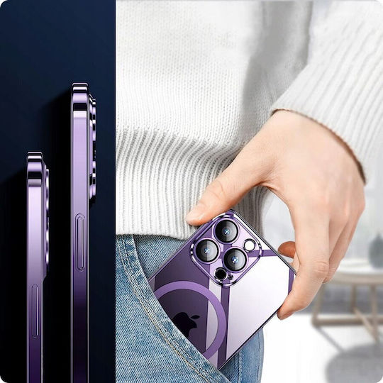 Tech-Protect Magshine Back Cover Σιλικόνης Χρυσό (iPhone 14 Pro)