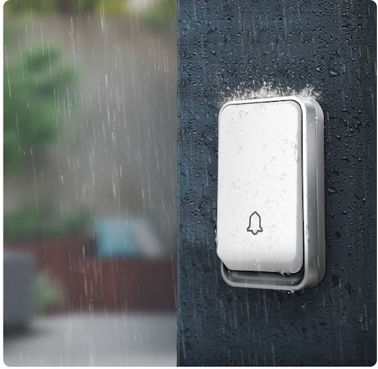 Optimo Smart Wireless Professional Doorbell Idealstore 150 M Range Water Resistant 3-level Volume Control 51 Polyphonic Sounds 90 Db Volume Black Color