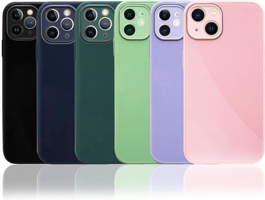 iNOS Glass Back Cover Πλαστικό Μωβ (Redmi Note 10 5G / Poco M3 Pro)