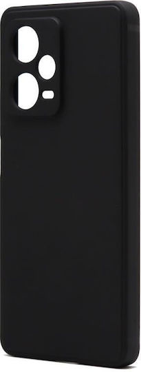 iNOS Soft Задна корица Силикон Черен (Redmi Note 12 Pro 5G)
