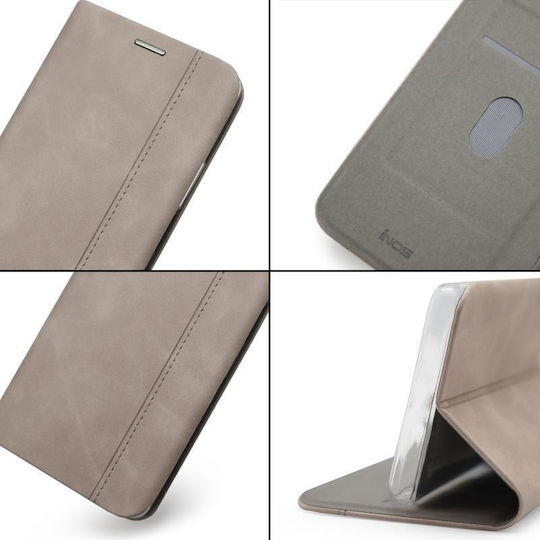 iNOS S-Folio NE Book Δερματίνης Stone (Realme 9 5G / 9 Pro)