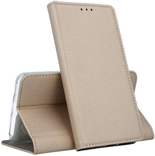 Forcell Smart Magnet Book Χρυσό (Xiaomi Mi Note 10/10 Pro)