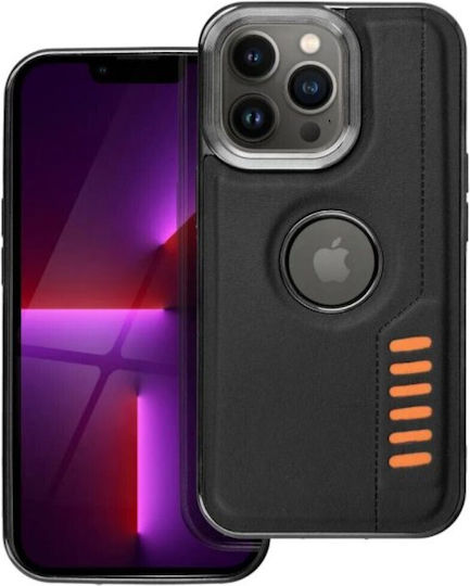 Milano Nets Back Cover Tempered Glass Μαύρο (iPhone 15 Pro)