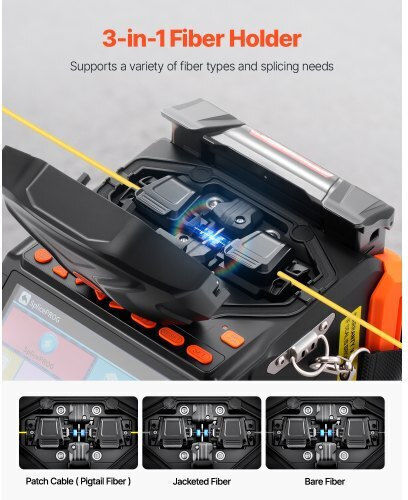 Vevor Fiber Optic Fusion Splicer Battery Kit with Carrying Case