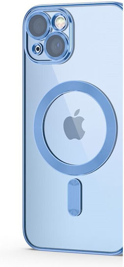Tech-Protect Magshine Back Cover Silicone Light Blue (iPhone 14)