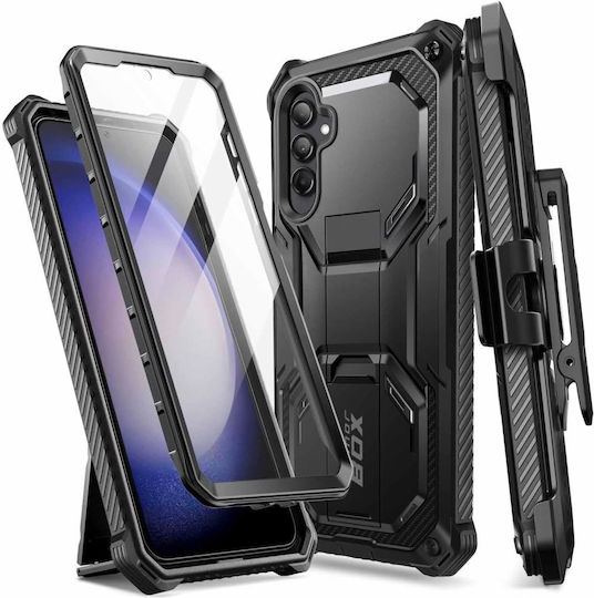 Supcase Iblsn Armorbox Back Cover Tempered Glass Μαύρο (Galaxy S23 FE)