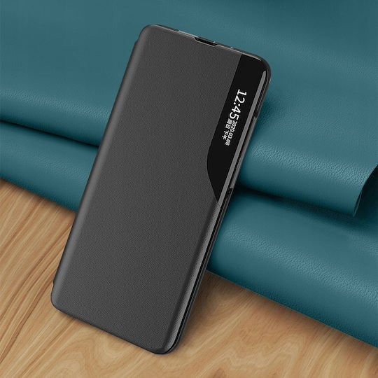 Hurtel Buchen Sie Synthetisches Leder / Kunststoff Schwarz (Poco M3 / Redmi 9T)