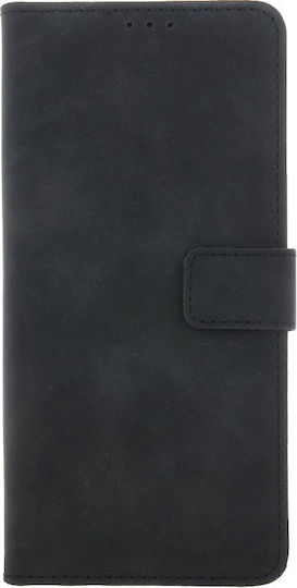 Wallet Tempered Glass / Leather Black (Xiaomi Redmi 13C 4G, Xiaomi Redmi 13C 5G)