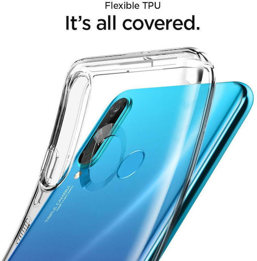 Back Cover Σιλικόνης 1mm Διάφανο (Huawei P30 Lite)