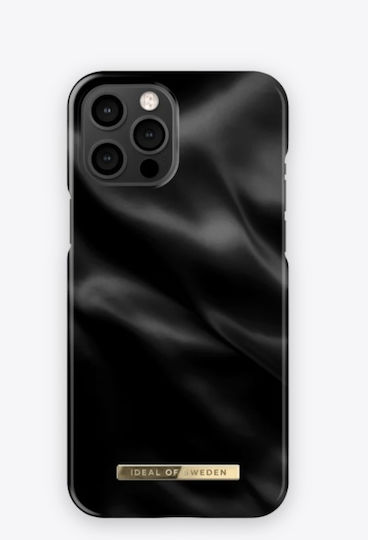 iDeal Of Sweden Umschlag Rückseite Silikon Schwarz (iPhone 12 / 12 Pro)