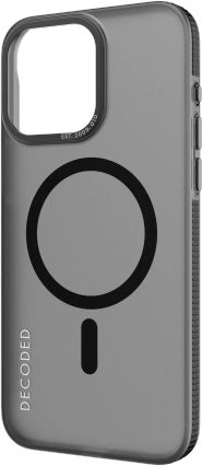 Decoded Back Cover Σιλικόνης Μαύρο (iPhone 15 Pro)