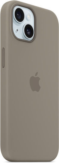 Apple Back Cover Silicone Clay (iPhone 15)