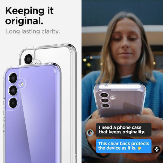 Spigen Ultra Hybrid Back Cover Plastic 2mm Crystal Clear (Galaxy A54)